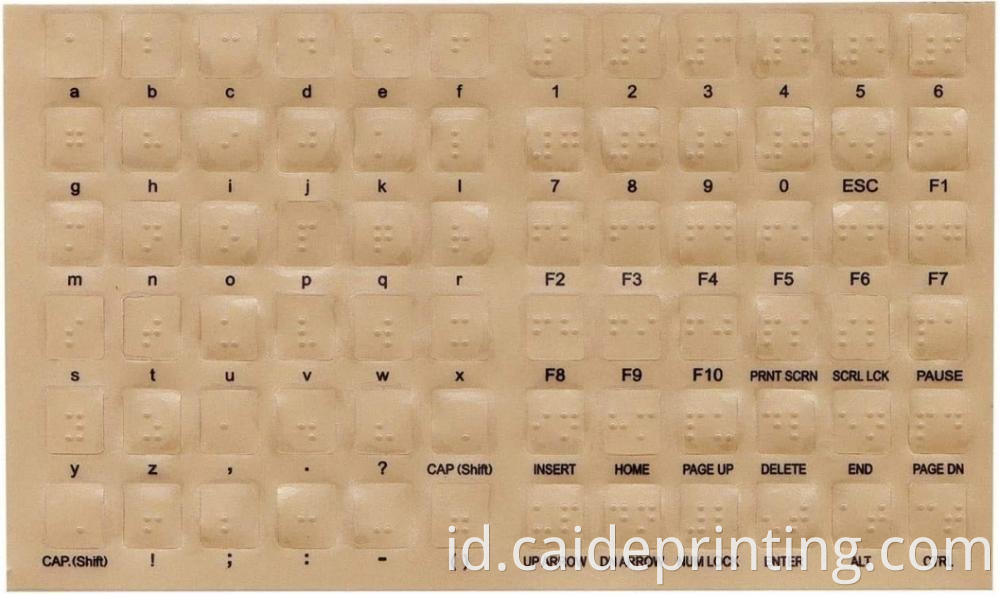 braille keyboard stickers